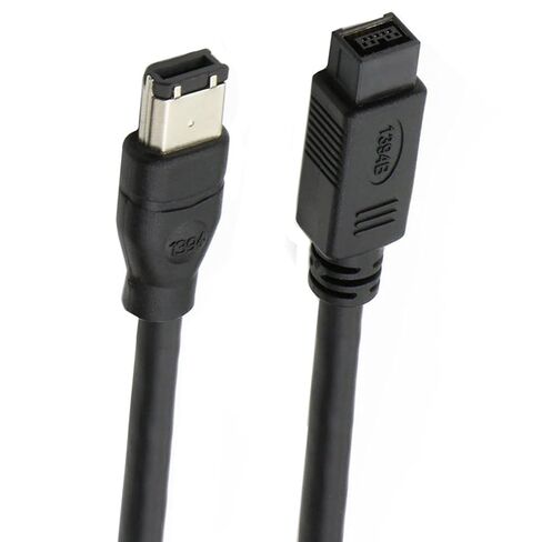 كابل Firewires IEEE1394 6 Pin Male إلى 9Pin Male محول للطابعات والماسحات الضوئية ومحركات الأقراص الصلبة in Kuwait