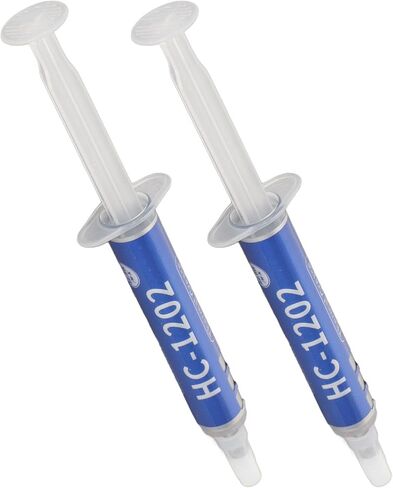 Yoidesu 2PCS Thermal Paste, High Thermal Conductivity 12.8W / m.k Heatsink Cooling Grease for CPU GPU PC, Low ThermalResistance, Non Conductive, with 2 Scraper in Saudi Arabia