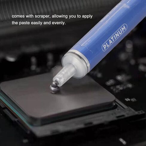 Yoidesu 2PCS Thermal Paste, High Thermal Conductivity 12.8W / m.k Heatsink Cooling Grease for CPU GPU PC, Low ThermalResistance, Non Conductive, with 2 Scraper in Saudi Arabia