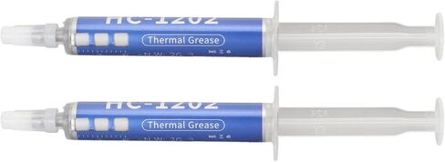 Yoidesu 2PCS Thermal Paste, High Thermal Conductivity 12.8W / m.k Heatsink Cooling Grease for CPU GPU PC, Low ThermalResistance, Non Conductive, with 2 Scraper in Saudi Arabia