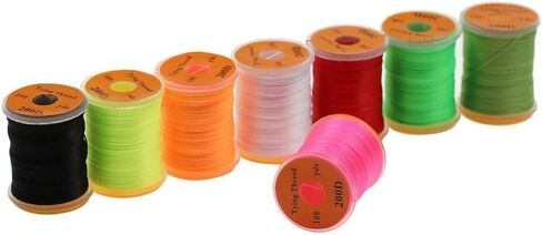 Fly Tying Thread for Fishing, 200D Black, 100 Yard, Fluorescent Bass Hook Line, Accessories for Fly Tying Materials in Saudi Arabia