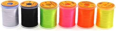 Fly Tying Thread for Fishing, 200D Black, 100 Yard, Fluorescent Bass Hook Line, Accessories for Fly Tying Materials in Saudi Arabia