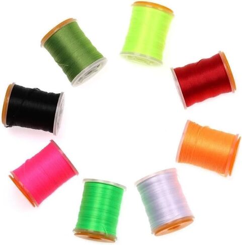 Fly Tying Thread for Fishing, 200D Black, 100 Yard, Fluorescent Bass Hook Line, Accessories for Fly Tying Materials in Saudi Arabia