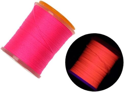 Fly Tying Thread for Fishing, 200D Black, 100 Yard, Fluorescent Bass Hook Line, Accessories for Fly Tying Materials in Saudi Arabia