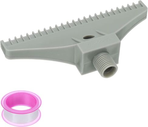 UXCELL 2 PCS BSPT1/4 فوهة الرياح المنفخة الذكور ، فوهة فوهة فوهة فوهة فوهة ABS ABS ABS ABS مع شريط PTFE لملحقات آلة الهواء المضغوطة (110 مم/4.3 "، رمادي) in Kuwait