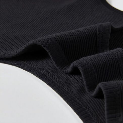 Mens Tank Tops Elastic Ribbed Lightweight Sleeveless Shirts Breathable Workout Muscle Bodybuilding Undershirt Gym in Saudi Arabia