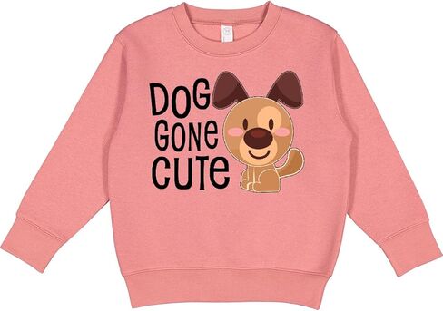 inktastic Doggone Cute- Happy Puppy Toddler Sweatshirt in Saudi Arabia