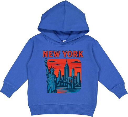 inktastic New York City Skyline with Statue Of Liberty and Toddler Hoodie in Kuwait