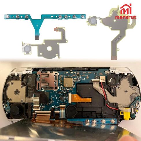 Replacement Flex Cable Parts Fits for PSP 3000 3001 3004 3006 3007 3008 300X Series, Right Left Buttons Flex Ribbon Full Cable Function Home Start Volume PCB Keypad Part, 3pcs/set, NEW in Saudi Arabia
