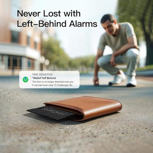 [2025 New, Designed in California] Rechargable Wallet Tracker, Up to 5-Year Battery Life, Certifed by Apple Find My & Google's Find Hub, Item Locator, Card Holder Tracker, Bags, Android Tracker in Saudi Arabia