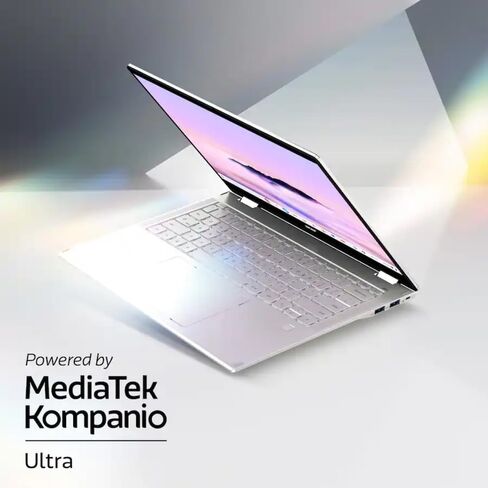 acer Chromebook Plus Spin 514 Laptop w Google AI Pro – 14" WUXGA 1920 x 1080 IPS Touch Display | MediaTek Ultra 910 CPU | 12GB LPDDR5X | 256GB UFS SSD | Wi-Fi 7 | Chrome OS CB514-5HN Platinum Silver in Kuwait