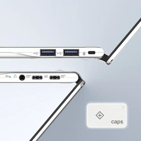 acer Chromebook Plus Spin 514 Laptop w Google AI Pro – 14" WUXGA 1920 x 1080 IPS Touch Display | MediaTek Ultra 910 CPU | 12GB LPDDR5X | 256GB UFS SSD | Wi-Fi 7 | Chrome OS CB514-5HN Platinum Silver in Kuwait