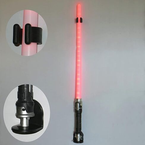 Lightsaber Wall Mount Display Stand Light Saber Holder Wall Rack Wall Mount Bracket, Ideal for use in commercial and residential environments - Hardware Included, (2 Set) in Saudi Arabia