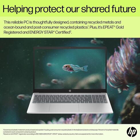 كمبيوتر محمول HP 15.6 بوصة FHD يعمل باللمس، Intel i5، ذاكرة الوصول العشوائي 32 جيجابايت، 1 تيرابايت SSD، Windows 11 Pro، Wi-Fi 6، حزمة كمبيوتر محمول للأعمال الرائدة مع قاعدة إرساء - فضي طبيعي in Saudi Arabia