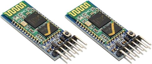 2 Pack HC-05 Serial Data Communication Component - EDR 2.0 Logic Node, 6-Pin UART Interface Module Compatible with MCU & Embedded Projects in Kuwait