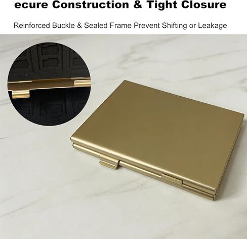 SD Card Holder Case Small Aluminum Memory Organizer Wallet for Photographers Storage Holders for 6 SD and 12 TF Cards Compact Double-Layer Case for Travel and Daily Use in Saudi Arabia