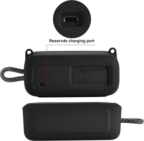 Silicone Case Compatible with Bose SoundLink Plus Portable Bluetooth Speaker, Protective Cover for Bose SoundLink Plus Speaker Accessories (Black) in Saudi Arabia