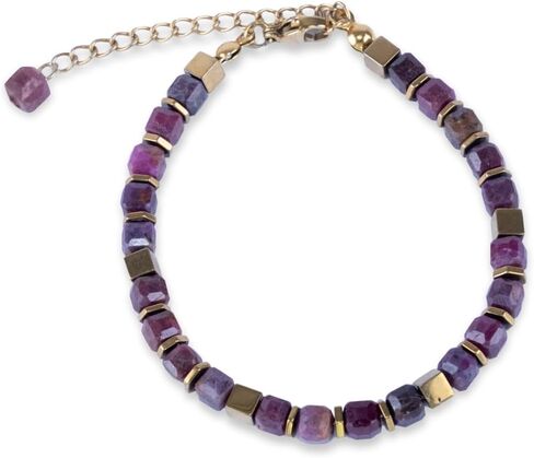 Sol N Touch Elegance Series Gemstone Necklace & Bracelets for Women - Cute Gifts for Women & Teens - Steel Jewelry Wire Cable in Saudi Arabia