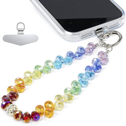 Beaded Phone Wrist Strap, Cellphone Lanyard Chain, Sparkling Wristlet Bracelet for Women in Saudi Arabia