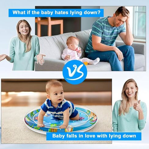 Cat Dog Water Mat with 3PCS Multi-Color Lights [ Newly Upgraded, 2 Layers Thickened Pet ] Anti-Scratch Leak Proof, with Floating Fish for Indoor and Outdoor Cat Dog Toys (Octopus & Light) in Kuwait