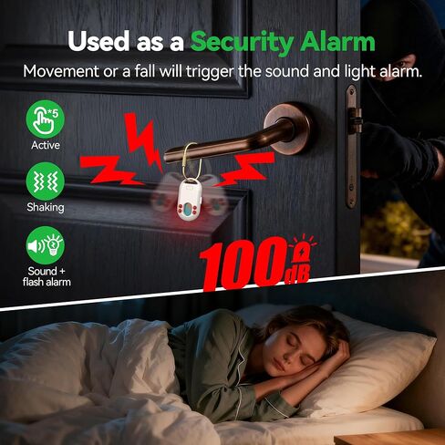 TECKNET 3-in-1 Air Tracker Tag 4-Pack (iOS فقط)، جهاز تعقب بلوتوث ذكي قابل لإعادة الشحن، إنذار 100 ديسيبل واكتشاف الكاميرا المخفية، متوافق مع Apple Find My، مكتشف العناصر للمفاتيح والأمتعة والمحفظة والحيوانات الأليفة in Kuwait