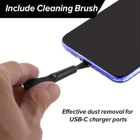 4 سدادات غبار USB C، بما في ذلك فرشاة تنظيف واحدة، غطاء منفذ شحن معدني من النوع C، غطاء قابس USB-C مقاوم للغبار متوافق مع جميع أجهزة USB C، قابس غبار USB C، USB in Saudi Arabia