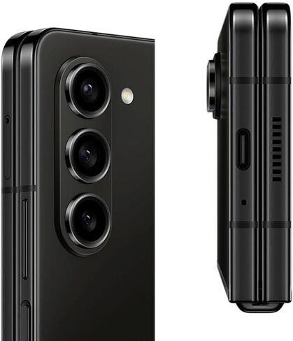 Samsung Galaxy Z Fold 5 5G، الإصدار الأمريكي، 512 جيجابايت، أسود فانتوم - مفتوح (متجدد) in Saudi Arabia