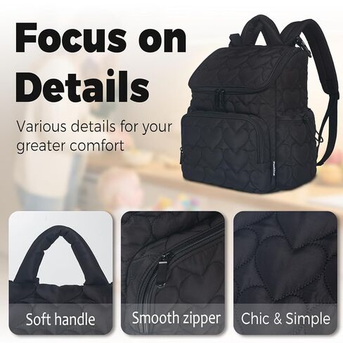 Baby Diaper Bag Backpack, Multifunction Baby Bag for Mom Dad, Large Capacity Diaper Backpack with Changing Pad Stylish Pañaleras para Bebe Stroller Straps, Newborn Baby Essentials Must Haves for Women in Saudi Arabia