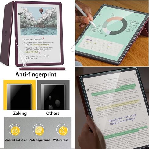 Zeking 2Pack Paperfeel Screen Protector Compatible with Kindle Scribe 11" 2025, [Feel Like Paper Film Writing] Tablet PET Film for S-Pen in Saudi Arabia