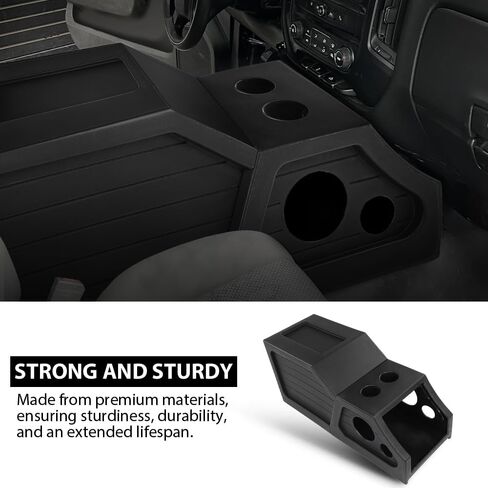 ALLGOOD 12" Center Console Subwoofer Box Compatible with Chevy/GM Crew Cab 2014 2015 2016 2017 2018 Black in Saudi Arabia