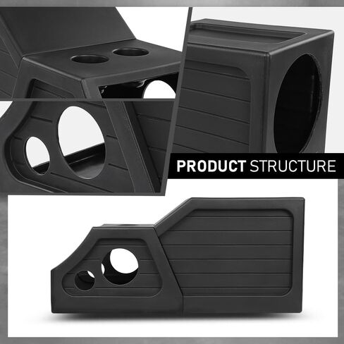 ALLGOOD 12" Center Console Subwoofer Box Compatible with Chevy/GM Crew Cab 2014 2015 2016 2017 2018 Black in Saudi Arabia