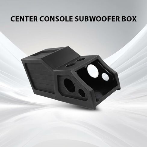 ALLGOOD 12" Center Console Subwoofer Box Compatible with Chevy/GM Crew Cab 2014 2015 2016 2017 2018 Black in Saudi Arabia