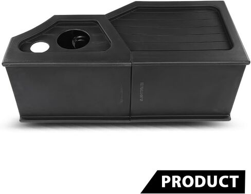 ALLGOOD 12" Center Console Subwoofer Box Compatible with Chevy/GM Crew Cab 2014 2015 2016 2017 2018 Black in Saudi Arabia