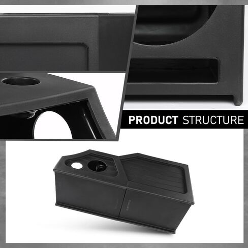 ALLGOOD 12" Center Console Subwoofer Box Compatible with Chevy/GM Crew Cab 2014 2015 2016 2017 2018 Black in Saudi Arabia