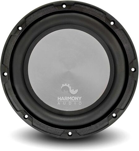 Harmony Audio HA-A102 Alloy Series 10 بوصة Sub 800W Dual 2 Ohm Subwoofer، 46CXA8001 Universal Car Stereo Class D 1600W Peak Sub Amplifier وTRUCK492X10 Sub Enclosure in Kuwait