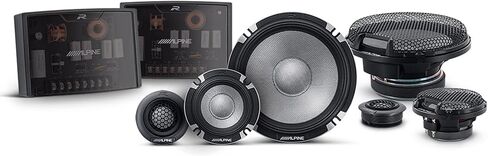 مجموعة سماعات Alpine 6.5 بوصة R2 Pro عالية الدقة - زوج من مكبرات الصوت المكونة من R2-S6533 وزوج من مكبرات الصوت R2-S652 6.5 بوصة ثنائية الاتجاه in Saudi Arabia