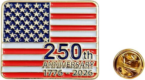 250th الذكرى الولايات المتحدة الأمريكية التلبيب دبابيس دبابيس 1776-2026 الاحتفال الوطني النسر شارة الأمريكية 4th من يوليو الملحقات in Kuwait