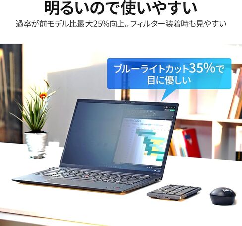 Lenovo 13.3" Bright Screen Privacy Filter (ThinkPad X13), Compatible with ThinkPad X1 Fold, X13s, L13, Z13, Anti-Peeping, Blue Light Cut, Reversible Touch Models 4XJ1M77975 in Saudi Arabia