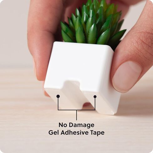 U Brands Adhesive Faux Succulent Cord Organizers, Set of 3, Kitchen Gadgets Cable Management, Office Desk Accessories, Office Supplies, Assorted Colors in Kuwait