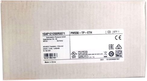 Expedited PM556-TP-ETH 1SAP121200R0071 New and Sealed in Box PM556TPETH 1SAP121200R0071 1 Year Warranty in Saudi Arabia