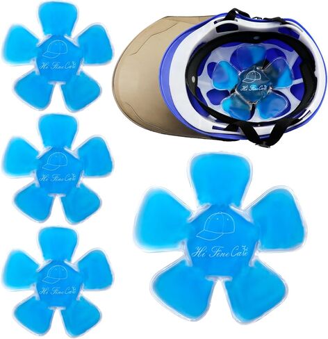 Head Ice Pack for Catcher Helmets, Riding Helmets, Gel Cooling Pack for Heat Relief, Sports Headwear Comfort (2 Pack (Blue)) in Saudi Arabia