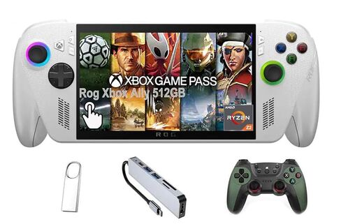 ASUS ROG Xbox Ally 7" FHD Gaming Handheld Console, 120Hz IPS LED Touch Screen, AMD Ryzen Z2 A, Windows 11, with GSF 3-in-1 Kit (512GB SSD) in Kuwait