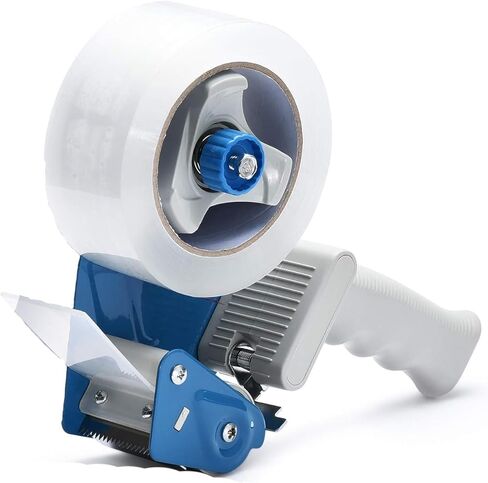 FCLMHD تعبئة شريط موزع بندقية مع 2 لفة 2in الأشرطة ، بندقية شريط صناعية خفيفة الوزن لصناديق التعبئة للشحن عبوات متحركة ختم （2PACK in Kuwait