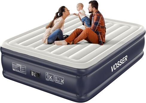 مرتبة الهواء ممتلئة بمضخة مدمجة ، 18''Inflatable مرتبة من الحزم العمودية المطورة ، وتفجير ذاتي قابلة للنفخ/الانكماش في المرتبة في 3 دقائق ، وسخان الهواء العلوي مع كيس حمل للمنزل ، والتخييم in Kuwait