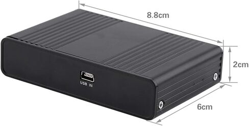 بطاقة صوت Yunir USB، محول صوت SPDIF بصري رقمي خارجي 6 قنوات للكمبيوتر الشخصي، معدل أخذ العينات 48,44 كيلو هرتز مع مدخل SPDIF، متوافق مع Vista، Wins7، OS X OS9.1 in Kuwait