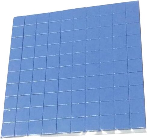 100 Pcs Thermal Silicone Pads 10X10X0.1Mm for CPU GPU Heatsink Heat Conduction Computer Cooling Accessory in Kuwait