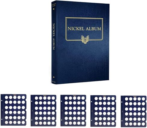 Whitman US and Canada Nickel Coin Album Page with Blank Ports Three Pack #9143 in Saudi Arabia