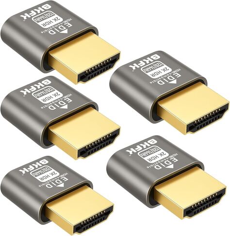 HDMI Dummy Plug 4K HDR,Virtual Monitor EDID Emulator, Headless Display Adapter,Headless hdmi Adapter Dummy，Supports up to 4k@60Hz,1080@120Hz (HDMI 1Pack) in Saudi Arabia