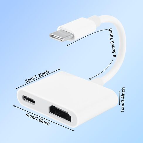 محول USB-C إلى HDMI، 4k@60hz لهاتف iPhone 15/16/17 من النوع C إلى HDMI مع شحن سريع 100 وات متوافق مع iPhone iPad Air/Pro Mac Pro/Air in Saudi Arabia