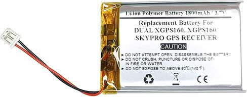 بطارية بديلة متوافقة مع جهاز استقبال XGPS160 المزدوج، XGPS160 SKYPRO GPS، P/N:1ICP8/36/50 in Kuwait